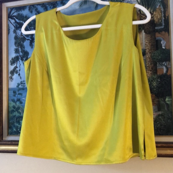 🍏 dianaira Silk reversible matte-shiny camisole tank - 2 for 1 coordinate - Picture 3 of 7